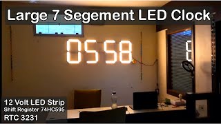 How to make Large 7 Segment Digital Clock  with RTC and Shift Register 74HC595 by Manmohan Pal screenshot 5