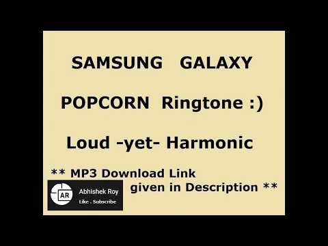 POPCORN - iPHONE RINGTONE (FREE DOWNLOAD)