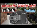 Subwoofer aktif venom copotan  ternyata enak suaranya  murah berkualitasromi asmury