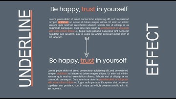 CSS modern animation underline effect