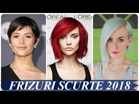 Modele De Tunsori Par Scurt Drept 2018 Femei Youtube