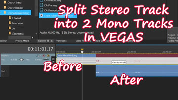 How to Script Splitting a Stereo Event into Two Mono Events in Vegas Pro