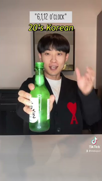 How Korean shake Soju? #shorts