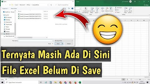 Cara Mengembalikan File Excel Yang Lupa Di Save | File Excel Belum Di Simpan