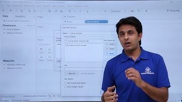 Tableau - Actions URL To Courses