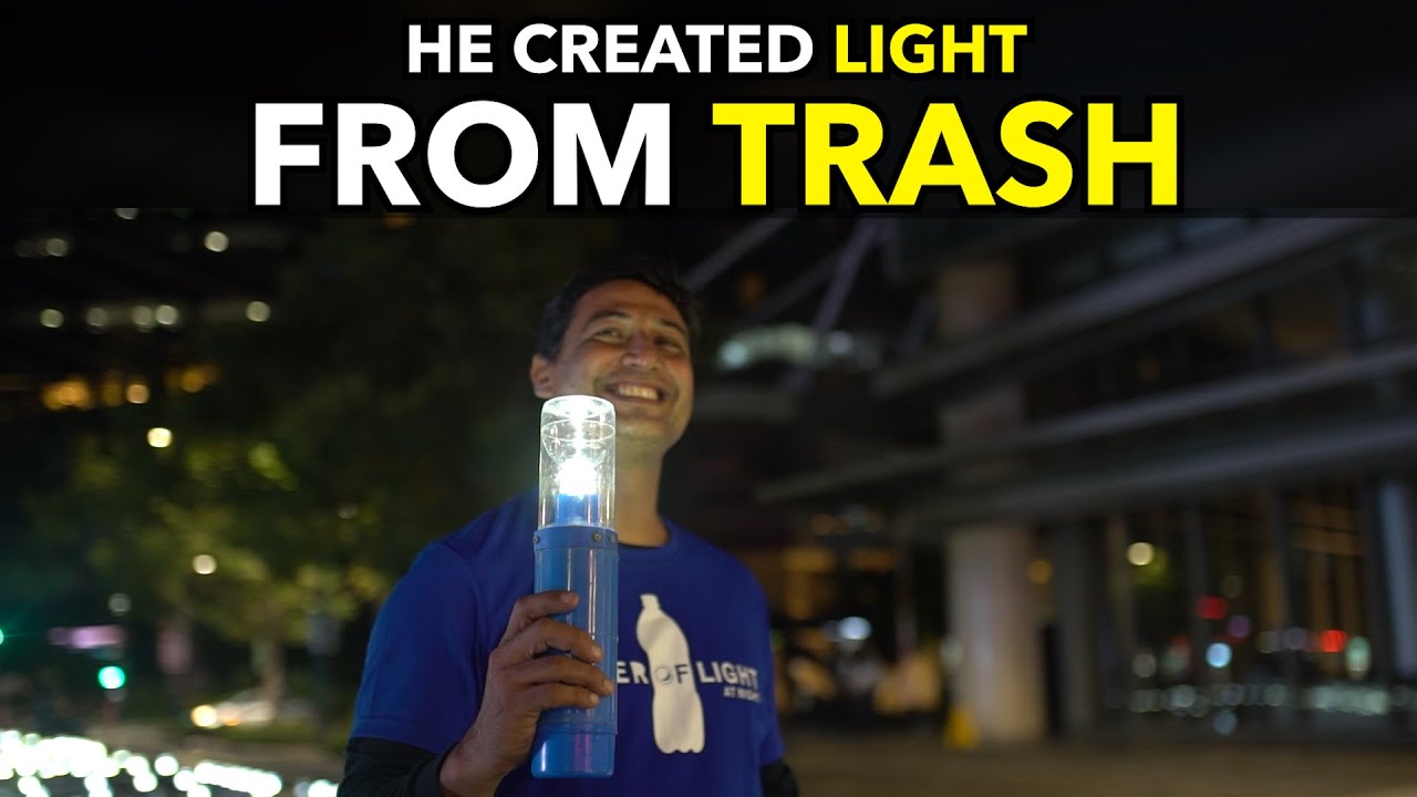 He Created Light from Trash