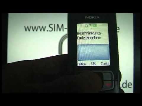 UNLOCK CODE BY IMEI NOKIA 3109 Classic www.SIM-UNLOCK.me BESCHRÄNKUNGS-CODE ENTSPERREN