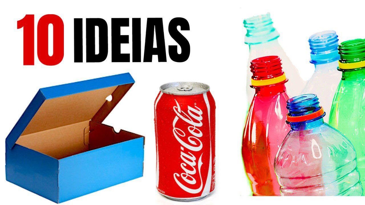 10 IDEIAS DE ARTESANATO INCRÍVEIS E FÁCEIS DE FAZER RECICLANDO