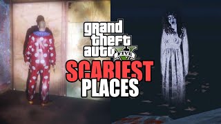 GTA 5 Scariest Easter Eggs! TOP 5 Scary Places - Mysteries of GTA V 👻