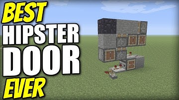 Minecraft Xbox - HIPSTER DOOR [ Best Ever ] Redstone Tutorial - PE / PS4 / PS3 / Switch