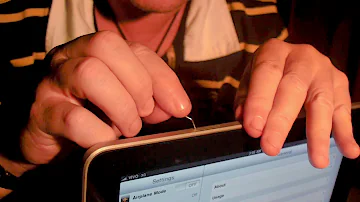 Como usar o chip no iPad?