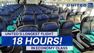 18 HOURS IN UNITED AIRLINES ECONOMY CLASS | 787 Economy San Francisco to Singapore