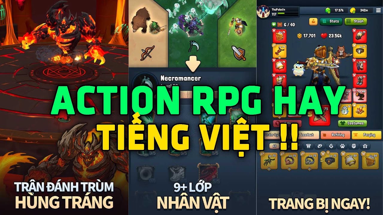 Chơi Thử Game ACTION RPG Siêu Cuốn Trên Mobile | Eternal Hero (Android ...
