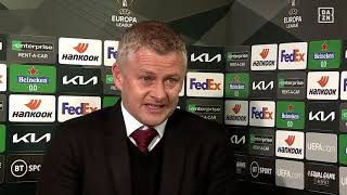 Ole Gunnar Solskjaer Reacts To Manchester United's EL Victory over AS Roma