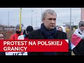 Antywojenny protest Białorusinów w Polsce na granicy z Białorusią