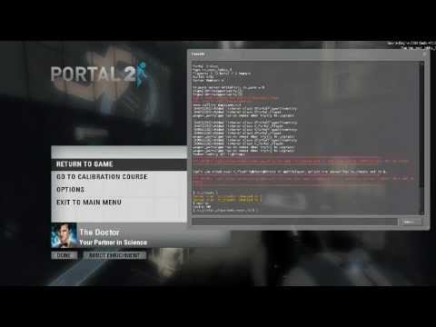 Portal 2 - Derping around with Console Commands