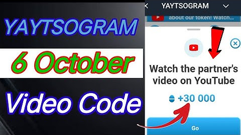 YAYTSOGRAM YouTube Code 6 October | #yaytsogram #yaytsogramcode