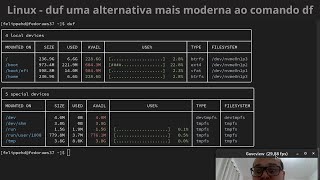 Linux - duf uma alternativa mais moderna ao comando df