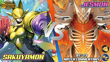 Sakuyamon vs Jesmon -- Digimon TCG BT-23 Match Commentary ft. Umblumb!