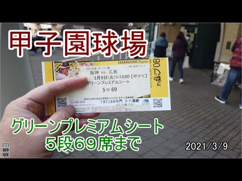 5月3日　甲子園　阪神vs中日　グリーンシート　通路側2席 5月3日 甲子園 阪神vs中日 グリーンシート 通路側2席 シート