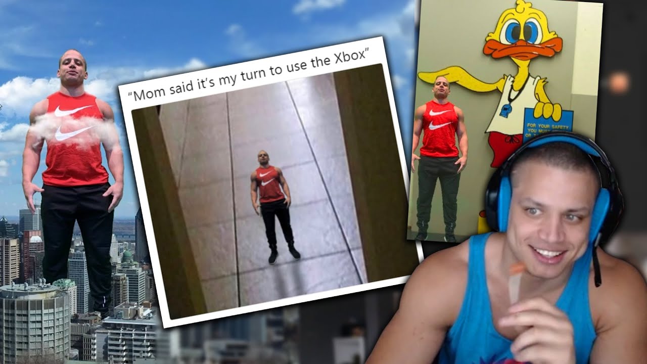 Tyler1 Reacts To His Photoshopped Pictures - YouTube