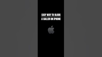 How to block a caller on iPhone the easy way! #callblocker #iphone #shorts
