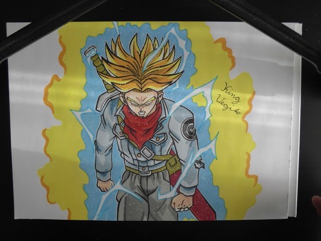 Dibujando a Trunks SSJ Furioso//Drawing Trunks SSJ Rage - DBS