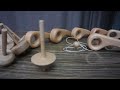 Деревянная игрушка волчок / Wooden toy spinning top