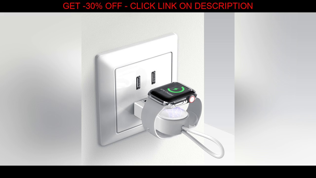Promo 2 In 1 Mini Caricatore Senza Fili Per Apple iWatch 6 5 4 3 2 1 Portatile Multi-Funzione di Ca