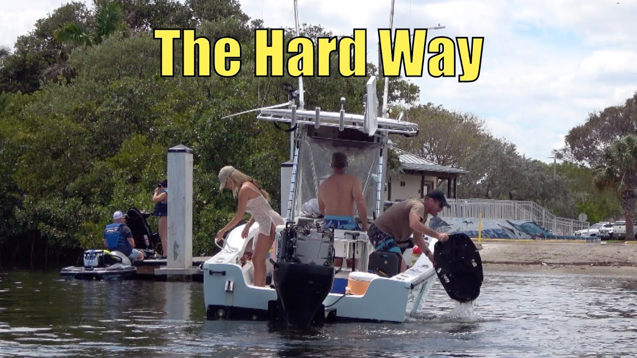 The Hard Way!! | Miami Boat Ramps | Boynton Beach | Wavy Boats ...