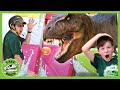 Dinosaur Box Fort Challenge! Plus More T-Rex Ranch Adventures For Kids