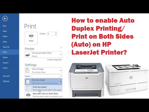 Video: Cum dezactivez duplexul manual pe imprimanta HP?