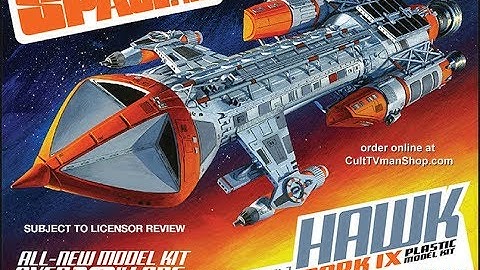 1/72 MPC Space 1999 Hawk MK IX model kit review