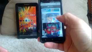 Transparent Screen Droid DNA - Samsung Galaxy Note - Lenovo Tablet