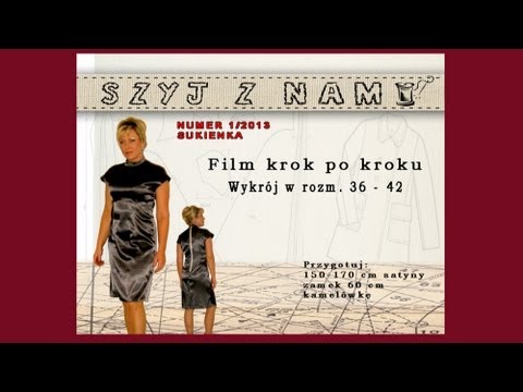Sukienka odc.11 Szycie krok po kroku dla początkujących