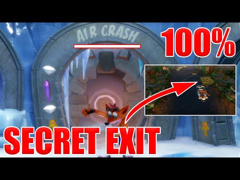 Air Crash - Secret Exit Ab aufs Jetboard - 100% Platin Guide Crash Bandicoot 2 Deutsch