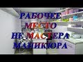 Рабочее место не мастера маникюра.