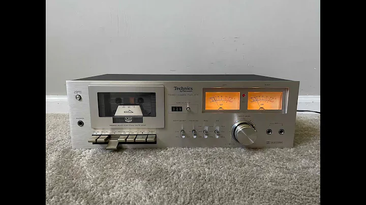 Technics RS-616 Single Stereo Cassette Deck Tape Player