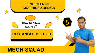 Engineering Graphics & design#3110013#curves#gtu#how to draw ellipse#rectangle  method