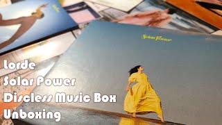 Lorde - Solar Power Discless Music Box Unboxing (Taiwan Belly Band)