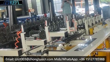 Full automatic box beam C shape roll forming machine