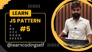 JavaScript pattern programs#5 #patternprogram