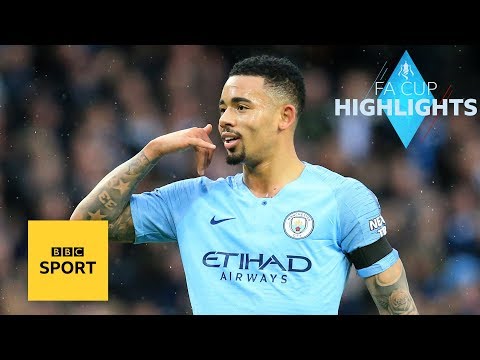 Highlights: Manchester City 5-0 Burnley - FA Cup - BBC Sport