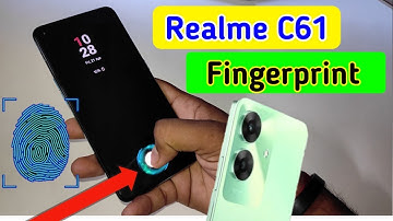 Realme c61 display fingerprint setting/Realme c61 fingerprint screen lock/fingerprint sensor