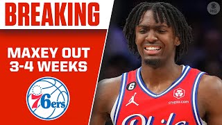 Tyrese Maxey to MISS 3-4 WEEKS due to foot injury | CBS Sports HQ