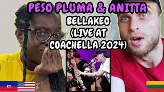 REACTION TO Peso Pluma \& Anitta - Bellakeo (Live at Coachella 2024) | FIRST TIME WATCHING