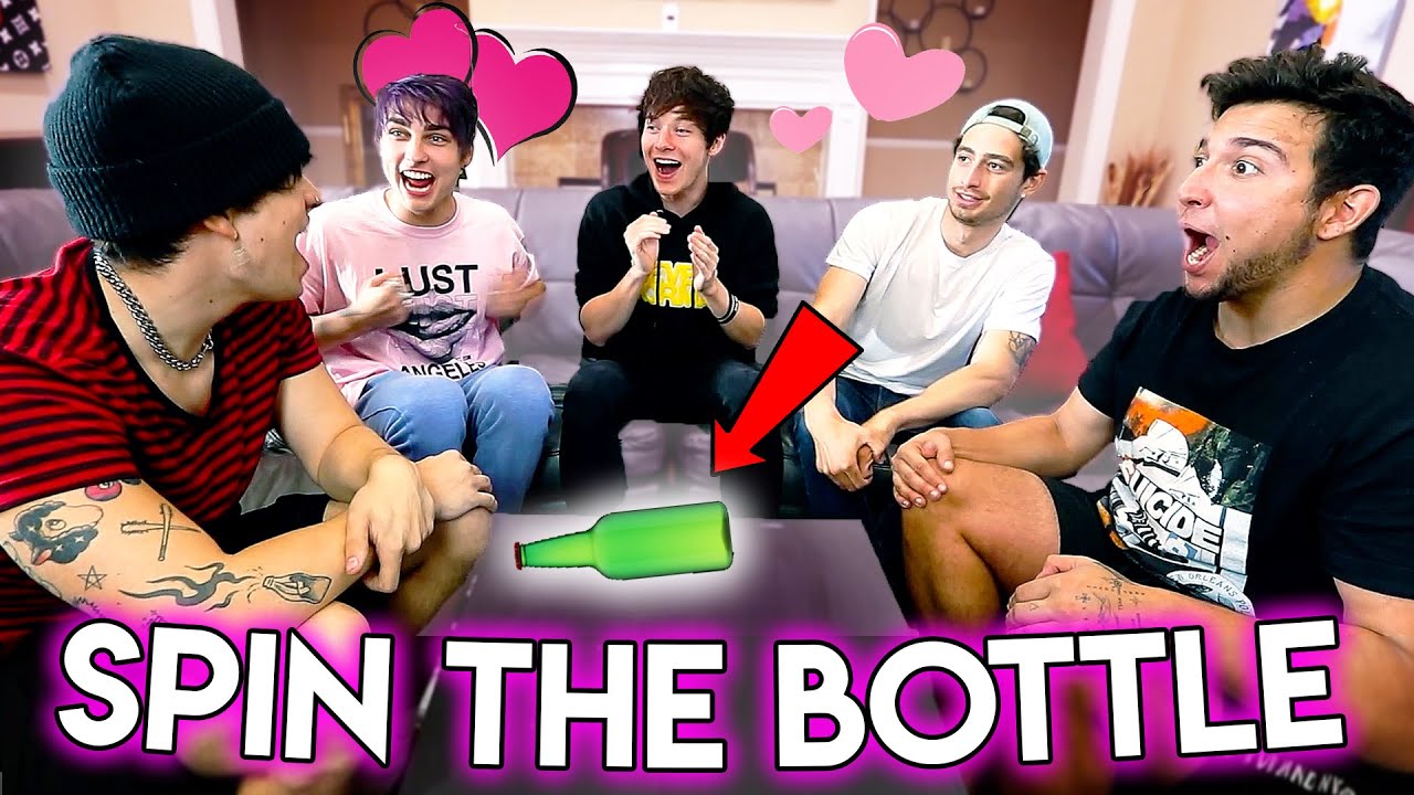 5 Guys Play Spin The Bottle Sam Golbach Youtube 