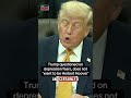 Trump talks depression fears