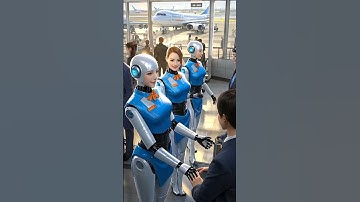 🛫 Robots at Work: Future Tech Takes Off! | #HumanoidTech #FutureFlights