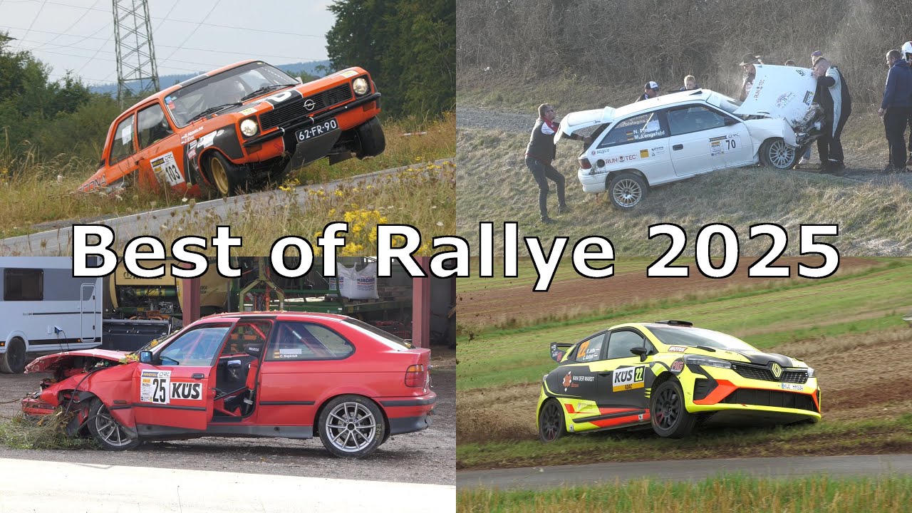 BEST of CRASHES, MISTAKES & ACTION RALLYE 2025